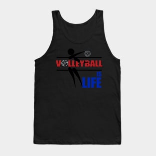 Volleyball is Life, Cute Volleyball Gifts Tank Top